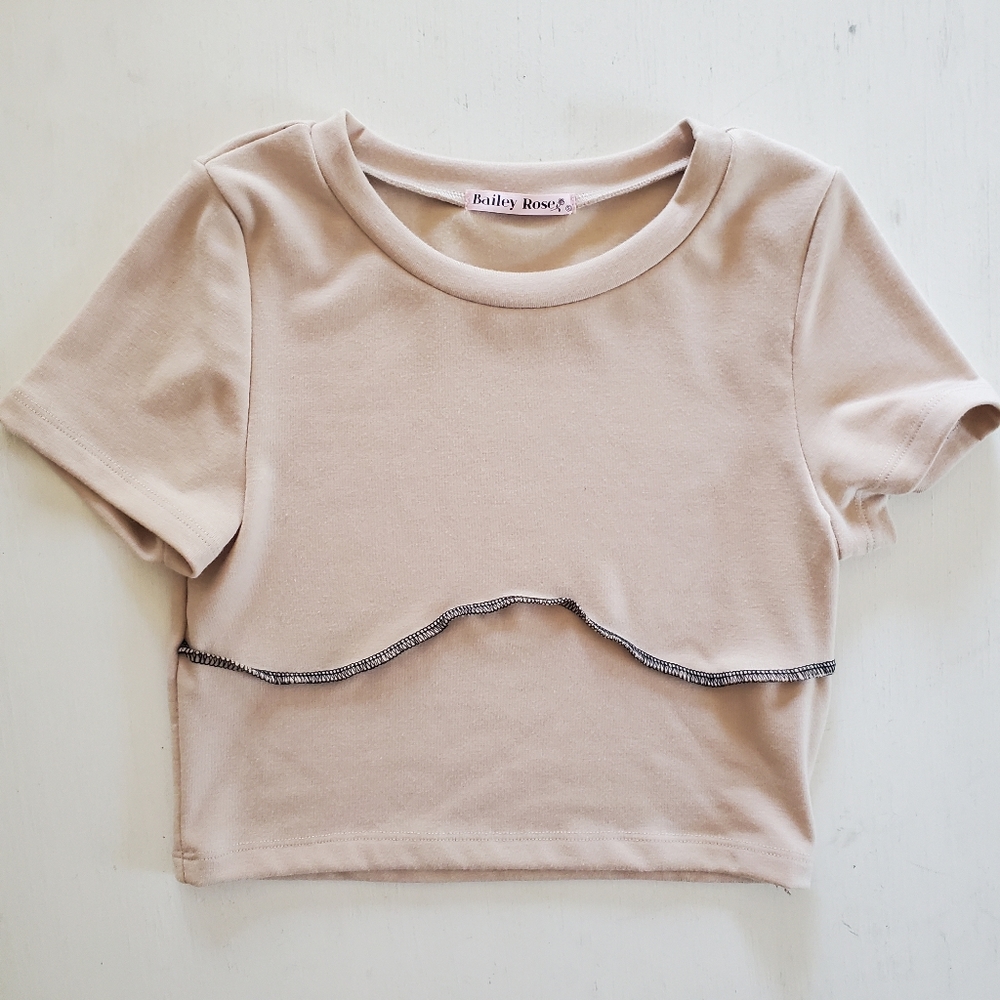 Knit Bustier Crop Top